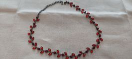 Rote vintage Halskette