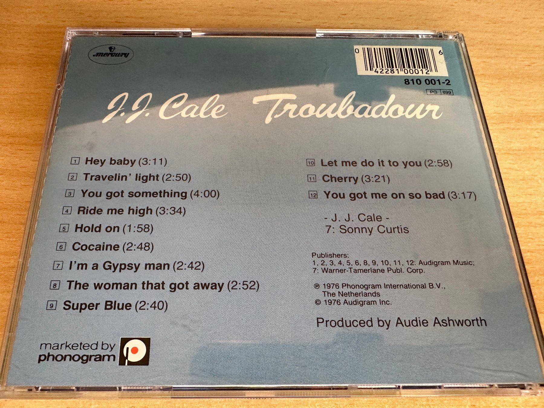 CD: J.J. Cale – Troubadour – Usato da Rikon im Tösstal venduto da Alpenmutz 1