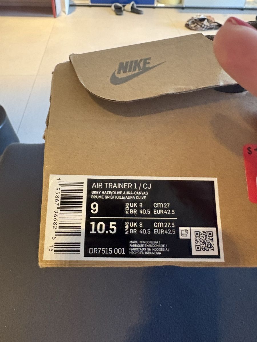 Nike Scarpe da uomo: Nike Air Trainer 1 CJ Cactus Travis Scott. 42.5  – Nuovo (secondo la descrizione) da Hinterkappelen venduto da AlexBaumann80 1