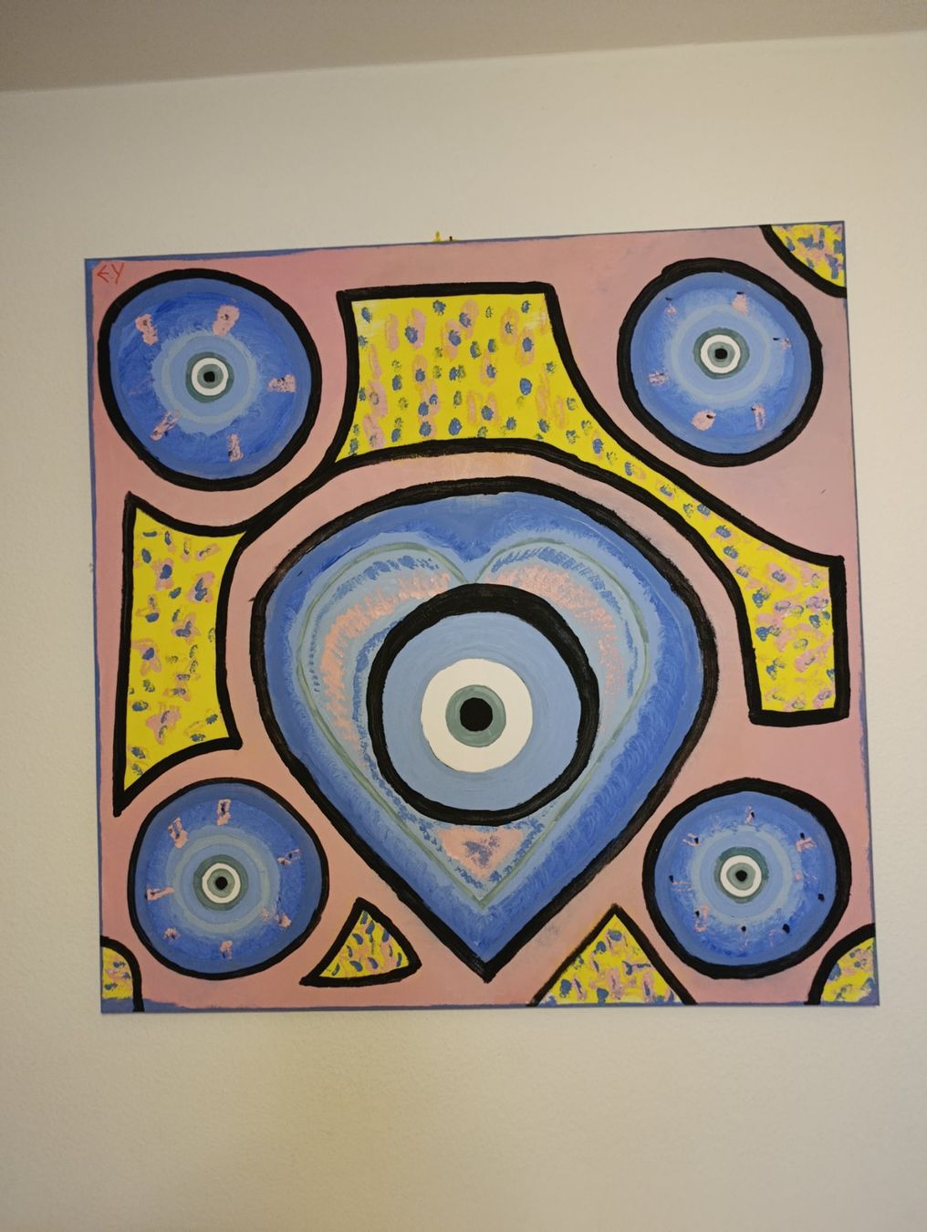 Dipinti: Handgemaltes Acryl Bild Nasar  . – Usato da Basel venduto da adler024