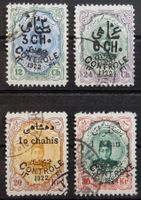 Iran Persien Kat. 479-482 gest. 1922 Kat. 27 Euro