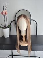 Neue hochwertige Remy Echthaarperücke. Klebefrei