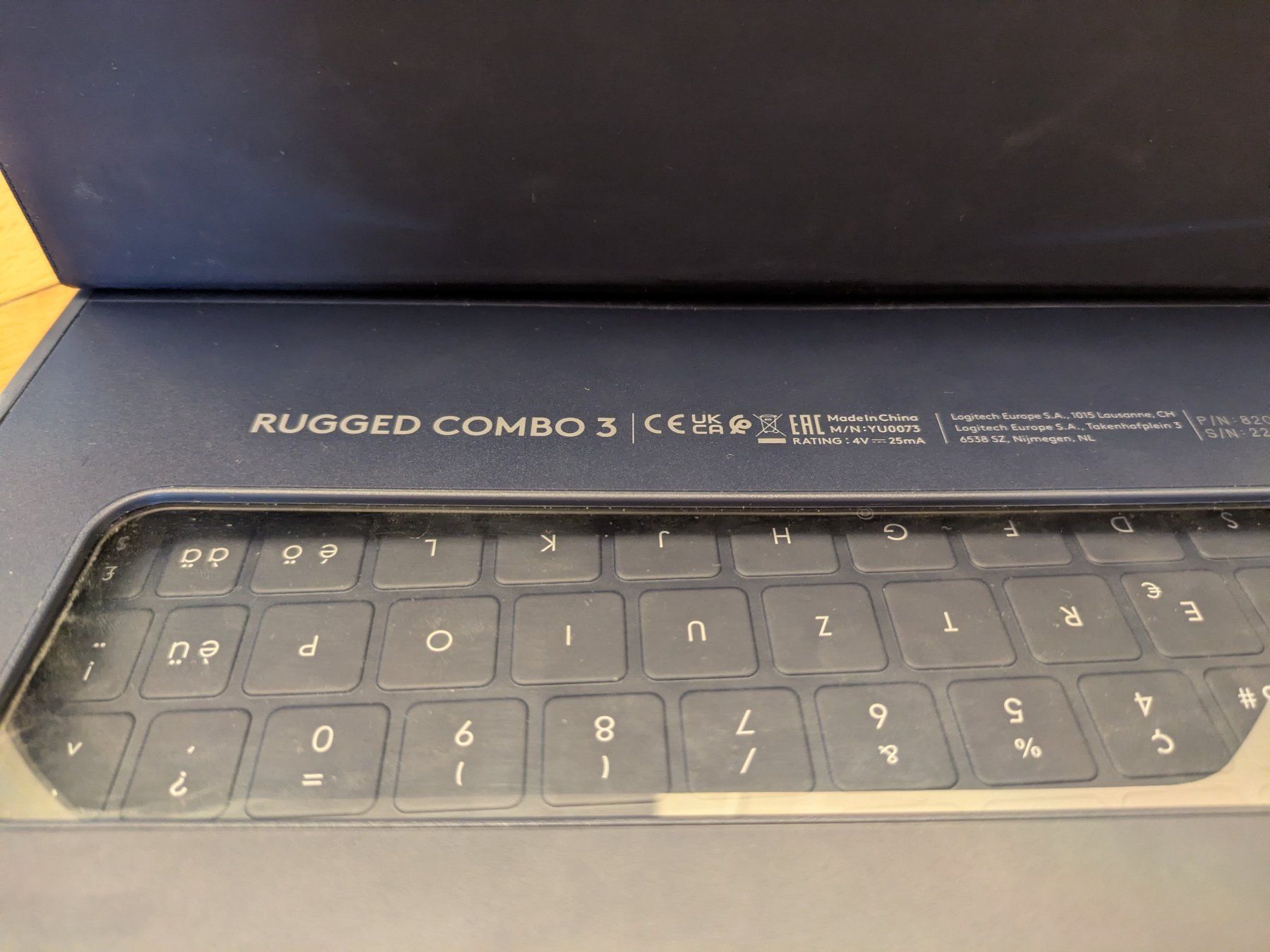 Logitech Tastiere: Logitech Rugged Combo 3 ohne Trackpad – Usato da Baden venduto da ben_5mgc 1