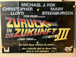 ZURÜCK IN DIE ZUKUNFT 3 / 1990 GROSSER FILMPOSTER