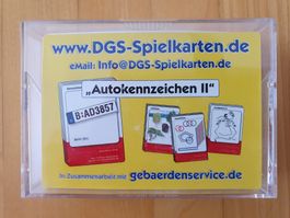 Spiel- und Übungskarten Autokennzeichen ll (von Deutschland)