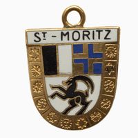 Pin Bienenfreunde Veteran Abzeichen St. Moritz