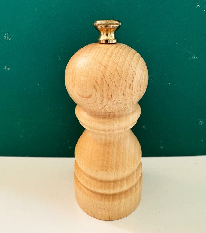 EDHAS Salière En Bois D'Acacia Avec Couvercle Pivotant - Élégante Boîte à Sel & Épices