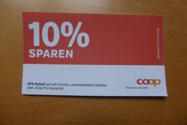 Coop Rabatt 10% auf Gemüse - 1.10.26 - 31.10.26