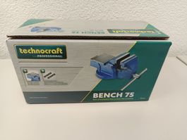 Neuer Schraubstock 75mm Backenbreite / Öffnung 85mm /
