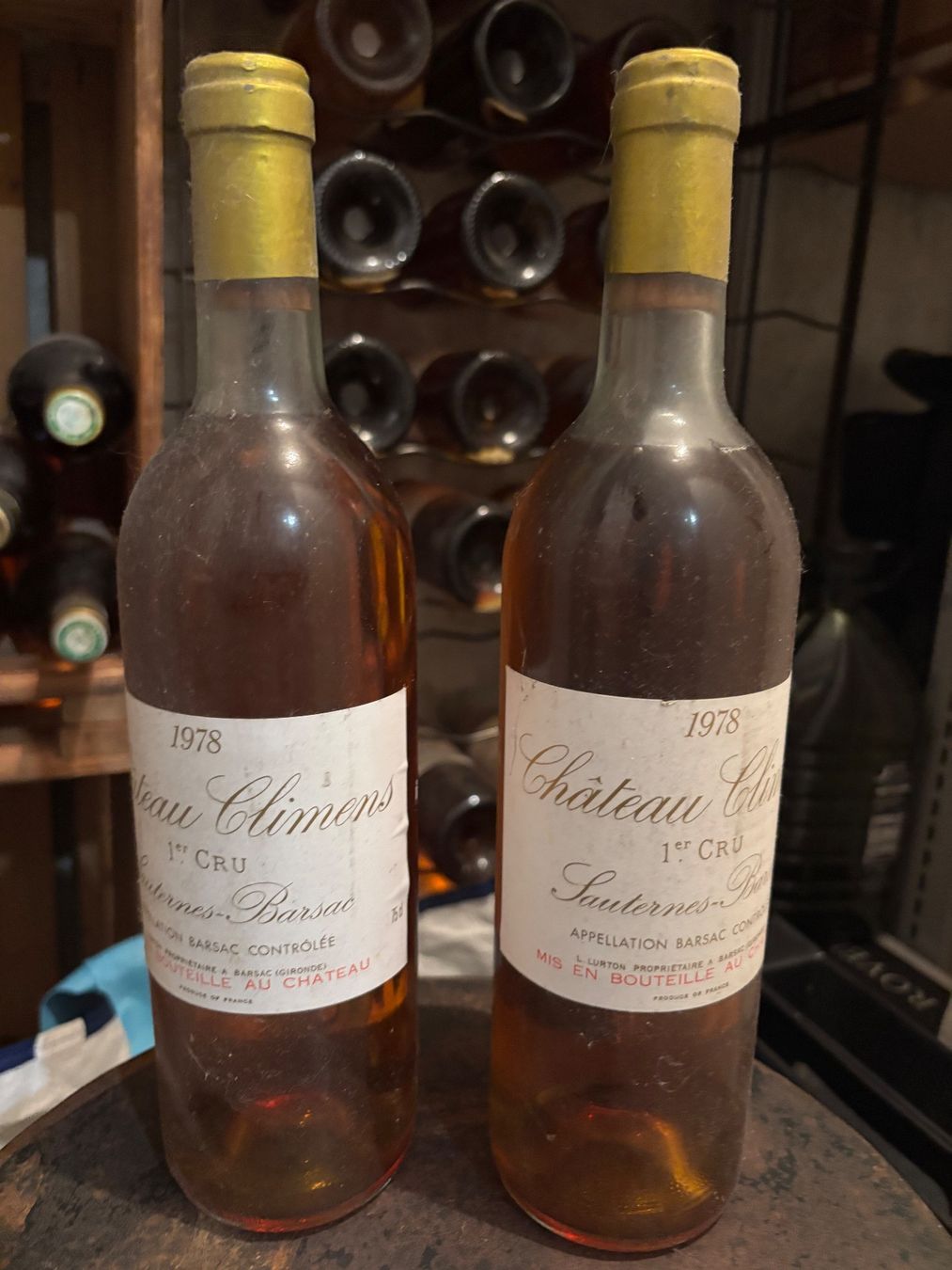 Vino: 2 Flaschen Chateau Climens 1978, 75cl – Usato da Rütihof venduto da Yaro22 1