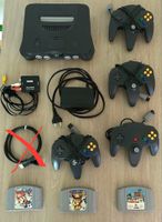 Nintendo 64 N64 Konsole mit 4 Controller + 3 Spiele Retro