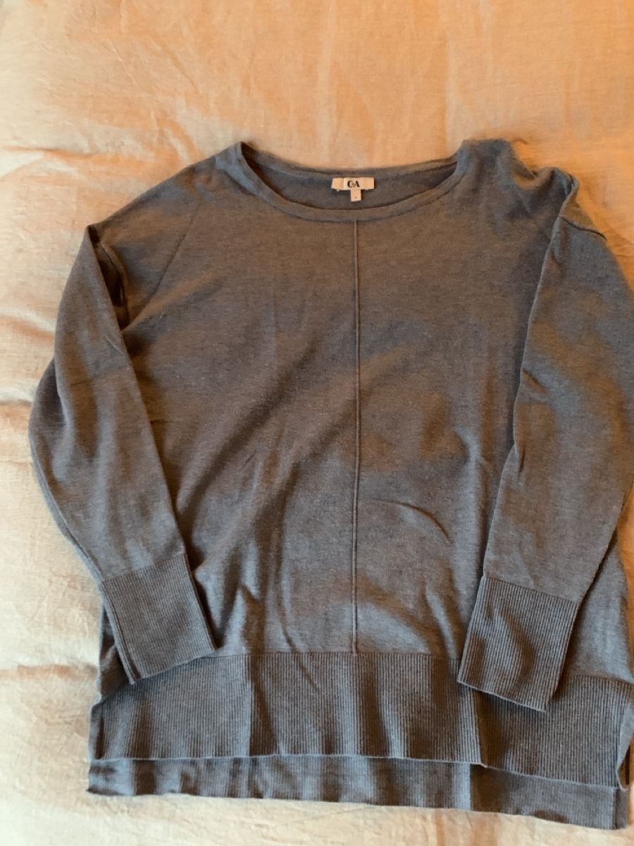 Pulls & Sweat-shirts: Langarmpullover, Grösse S/M,  dunkleres Eisblau, neuwertig – Neuf (Voir description) à Meilen par Flockenwirbel 2