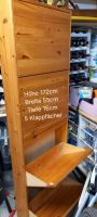 Schuhregal Holz H172 B55 T16cm 5 Klappfächer