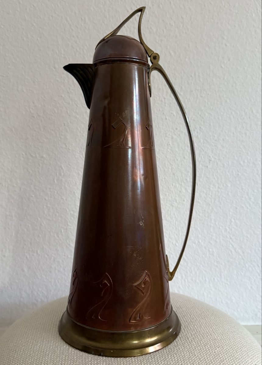 Caraffe: Jugendstil-Kanne•C. Deffner, Esslingen - CDE 8 - – Usato da Winterthur venduto da gutDingmint