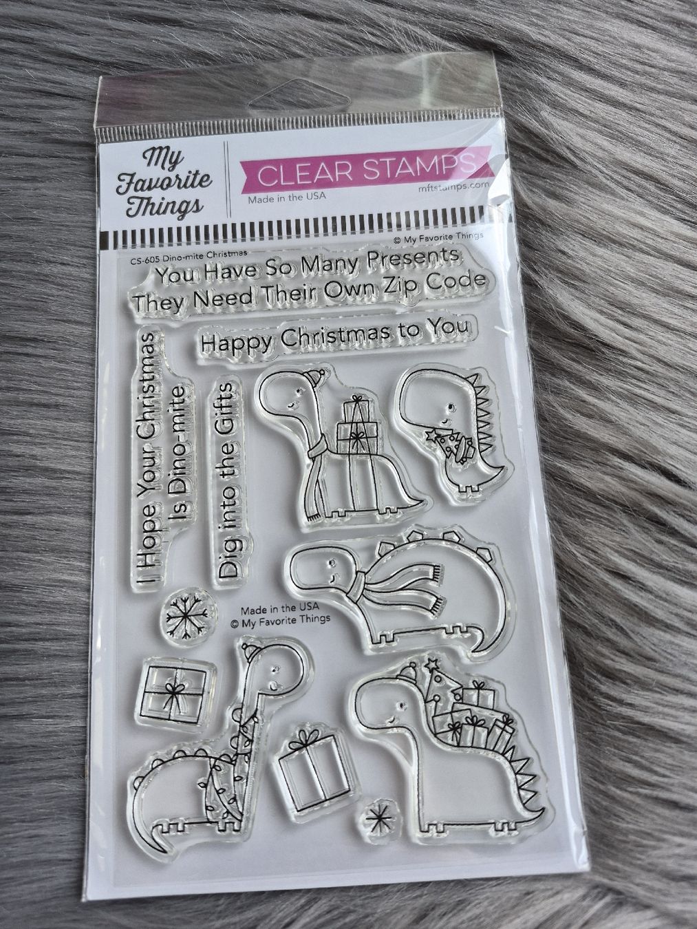 Stempel: MFT Stamps Weihnachtsdinos – Neu und originalverpackt aus Altdorf SH von MR2509