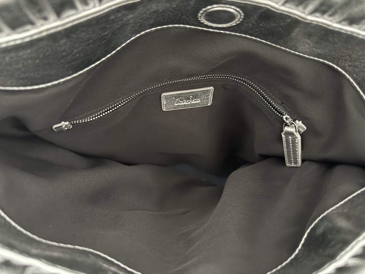 Karl Lagerfeld Borse da donna: Karl Lagerfeld Tasche in silber – Usato da Eglisau venduto da Nic1906 2