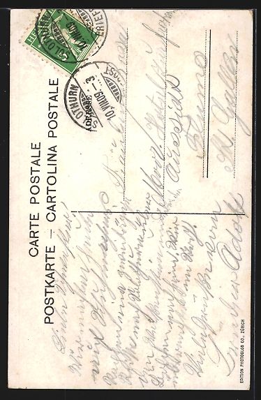 Cartoline postali: AK Solothurn, St. Ursuskirche, 1909 – Usato da Berlin venduto da bartko-reher 1