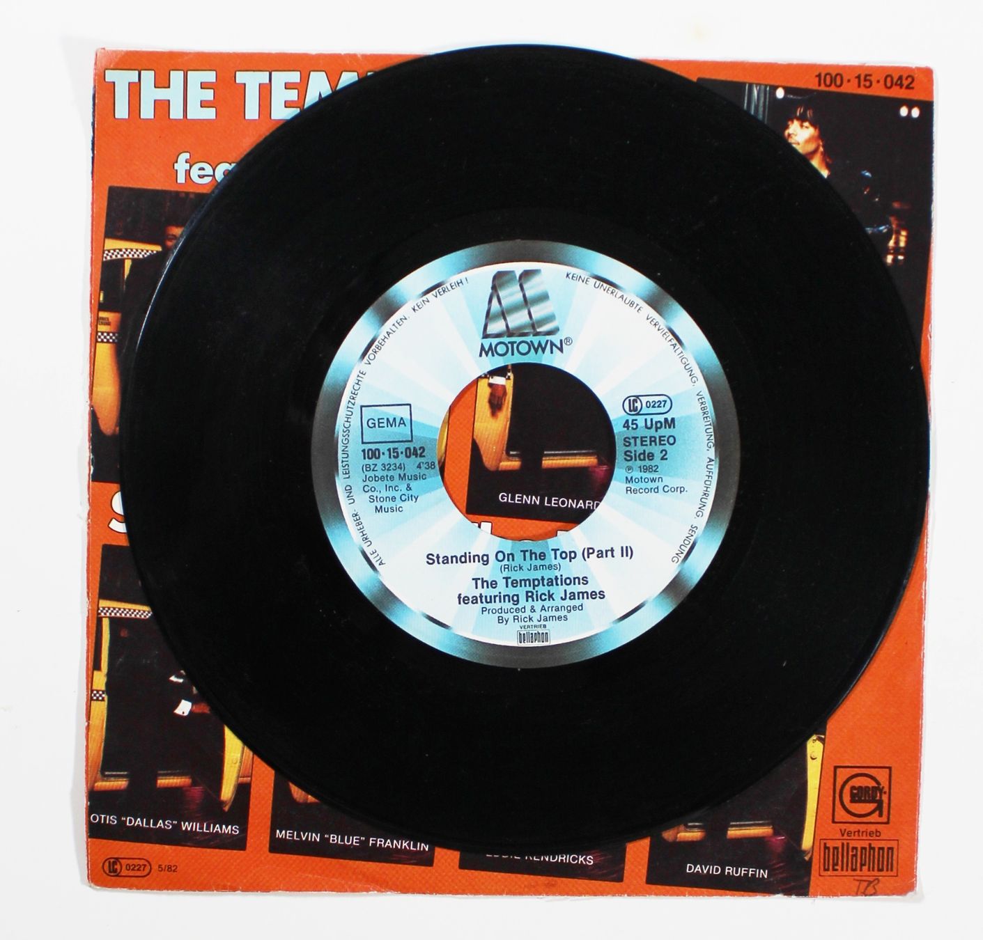 Schallplatten: 7" TEMPTATIONS RICK JAMES - STANDING ON... - DISCO FUNK 82!! – Gebraucht aus Brüttisellen von Collector-Corner 3