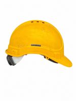 Schutzhelm Bauhelm gelb verstellbar guter Zustand