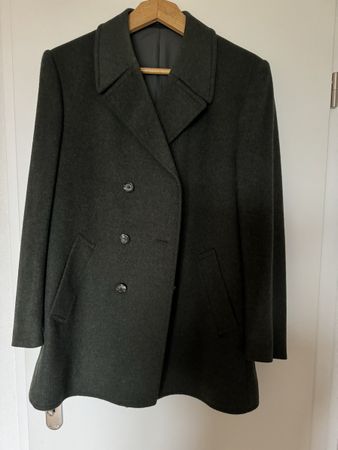 Elegante Herren Winter Wollmantel,, Grösse L