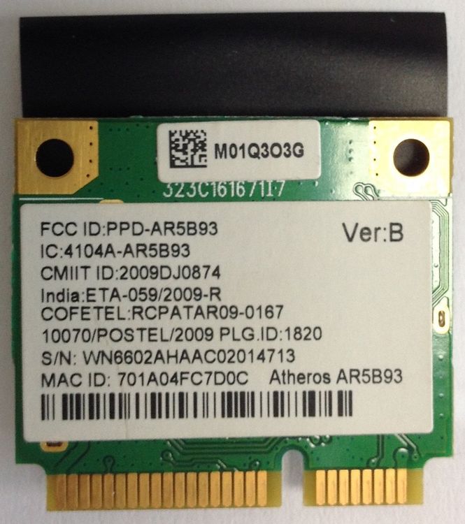Atheros AR5B93 Laptop Wireless WiFi Card Half Mini Kaufen