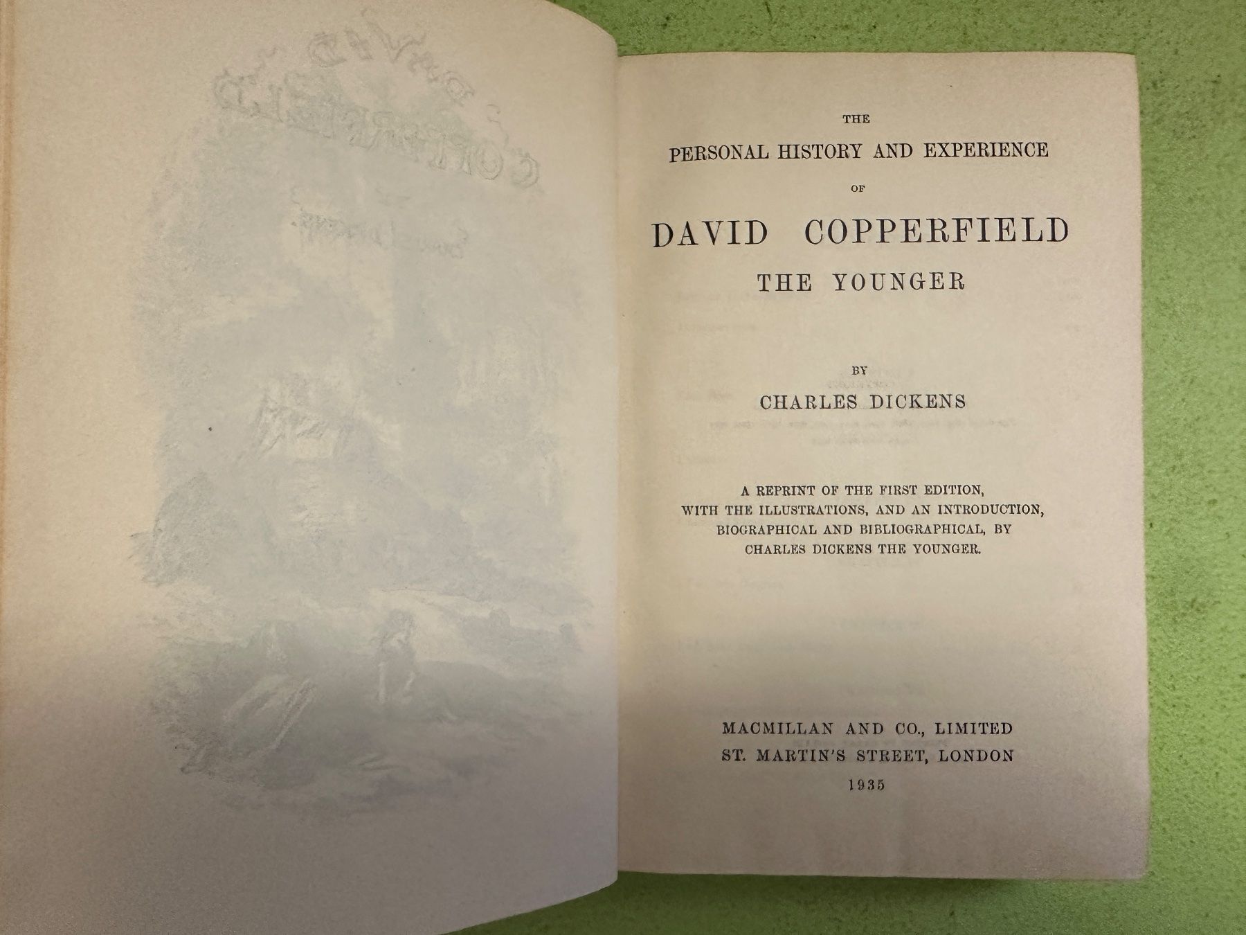 Bücher: Charles Dickens: David Copperfield, the Younger. – Gebraucht aus Zürich von allp 3