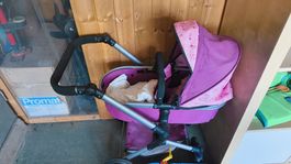 Puppenwagen Spielzeug pink lila guter Zustand
