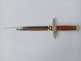 Brieföffner "Schweizer Dolch mit Wappen" GES. Geschützt