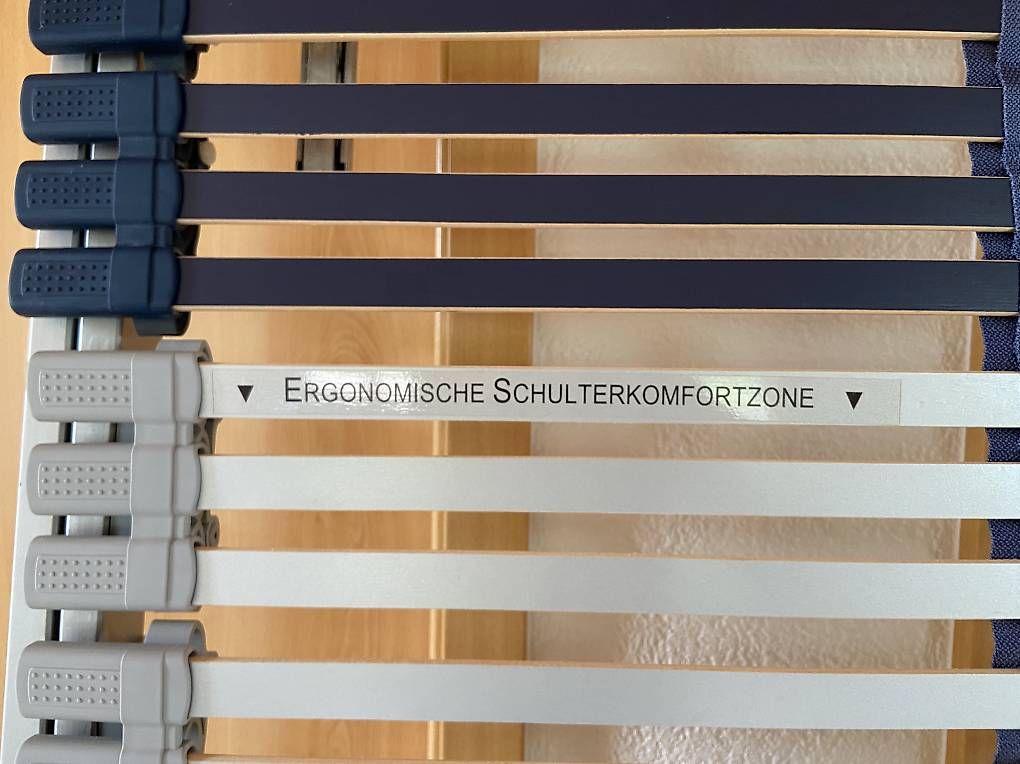 Reti a doghe: 2 sommiers à lattes réglables 90x200 – Usato da Montricher venduto da LPoupon 2