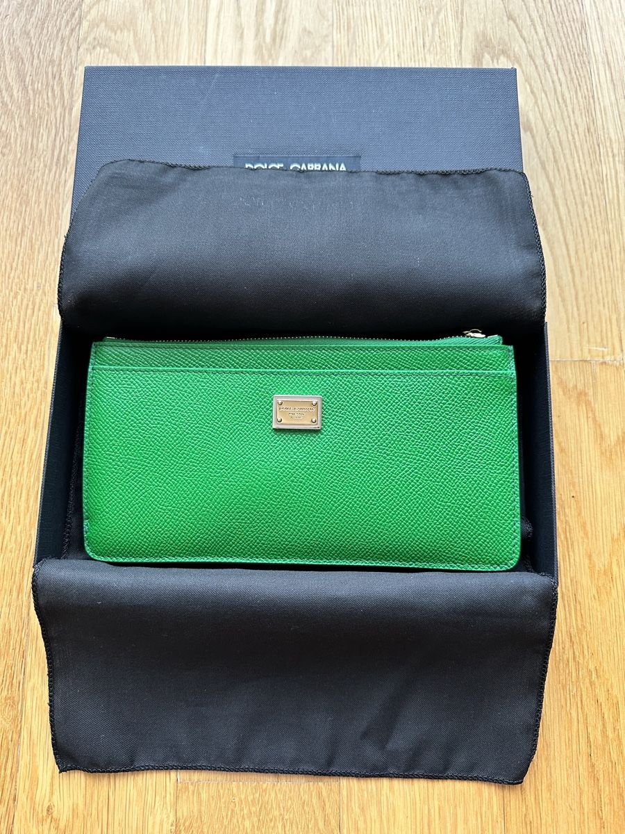 Dolce & Gabbana Portemonnaie: DOLCE GABBANA NEW! green wallet – Neu und originalverpackt aus Stäfa von gra_d5rt 2