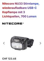Titel:  Nitecore NU33 Stirnlampe, wiederaufladbare USB-C 700