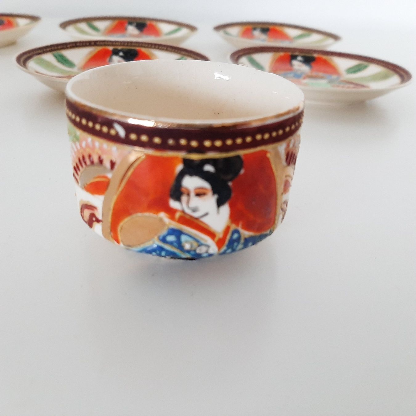 Set di piatti: Japanisches Kaffee-/Teeset Antique – Usato da Aarburg venduto da i_c6r8 4
