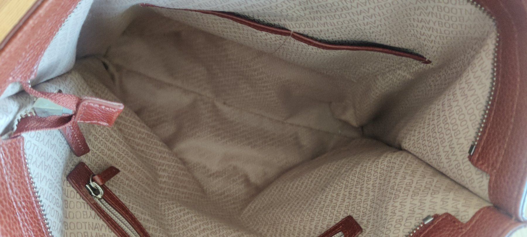 Navyboot Taschen für Damen: Navy boot Lederhandtasche – Gebraucht aus Baar von Aatina 3