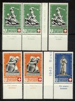1940, Pro Patria, Geschichtliche Motive Tabs **