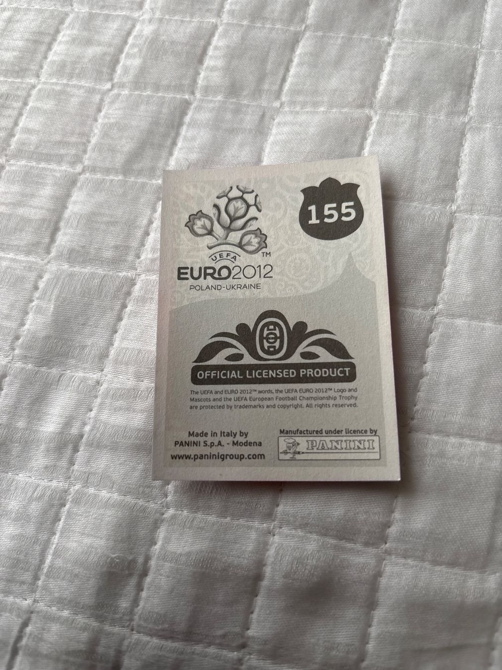 Panini Carte collezionabili: Panini Euro 2012 Tomas Rosicky Nr. 155 – Nuovo e nell'imballaggio originale da Zürich venduto da engebrunau 1