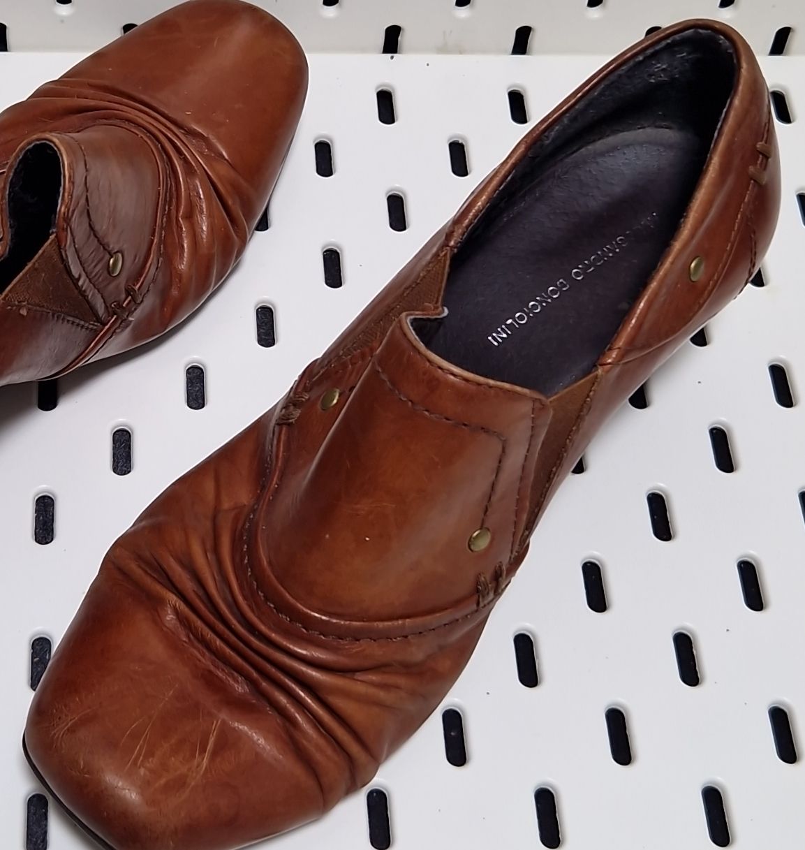 Scarpe da donna: Elegante, braune Lederschuhe, Grösse 36 – Usato da Gwatt (Thun) venduto da Letzte-Chance-III 1