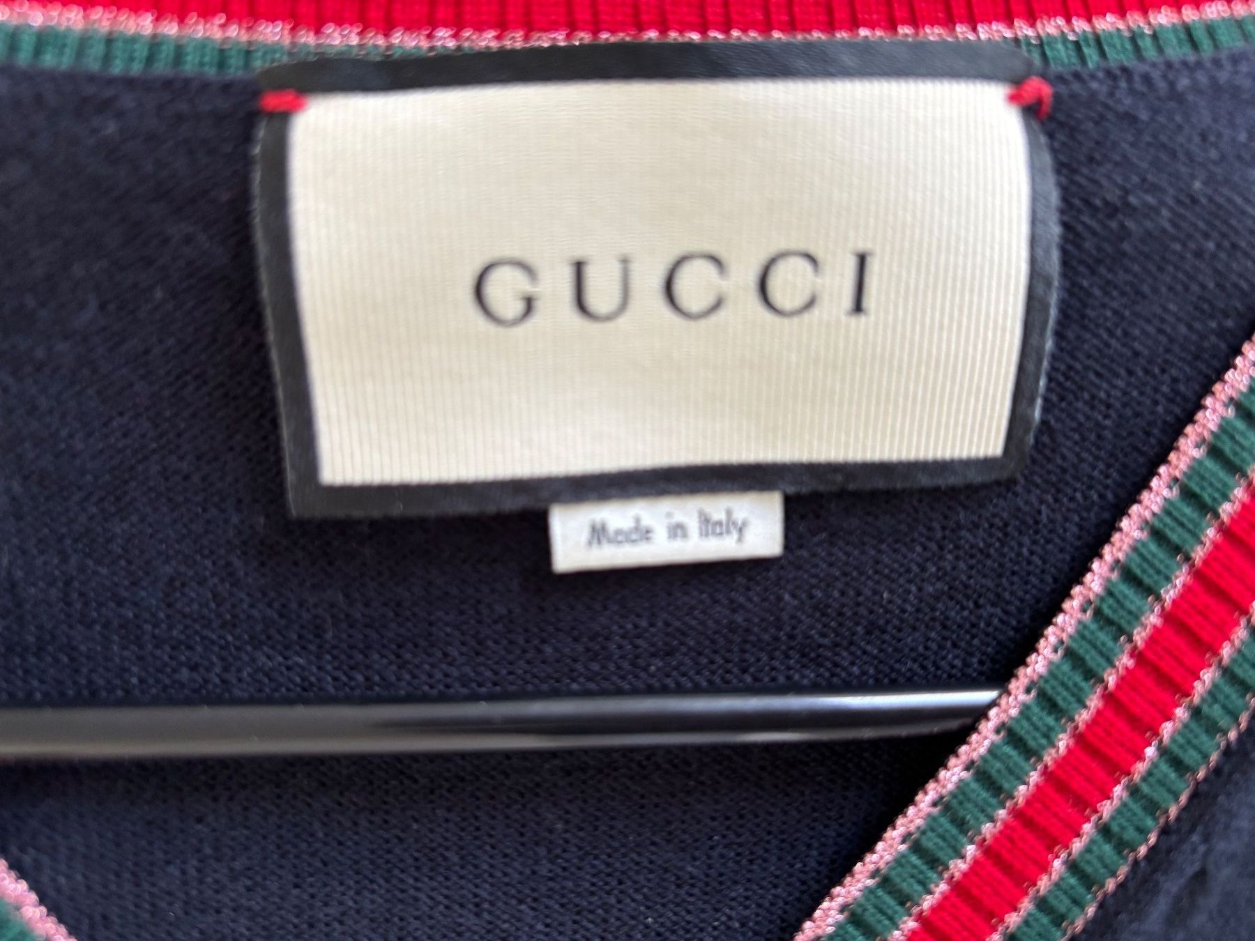 Gucci Maglioni & Felpe: Gucci Pullover dunkel blau 34 , leichte Sommerwolle – Nuovo (secondo la descrizione) da Herrliberg venduto da mayfi 6
