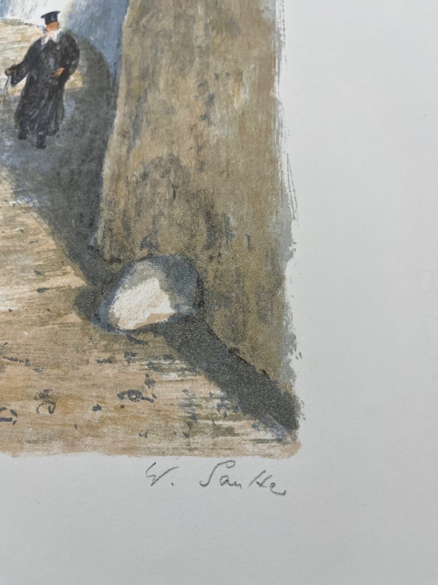 Grafica & Litografie: WALTER SAUTTER LITHOGRAPHIE SIGNIERT NUMMERIERT – Usato da Gersau venduto da grafik-kunst 5