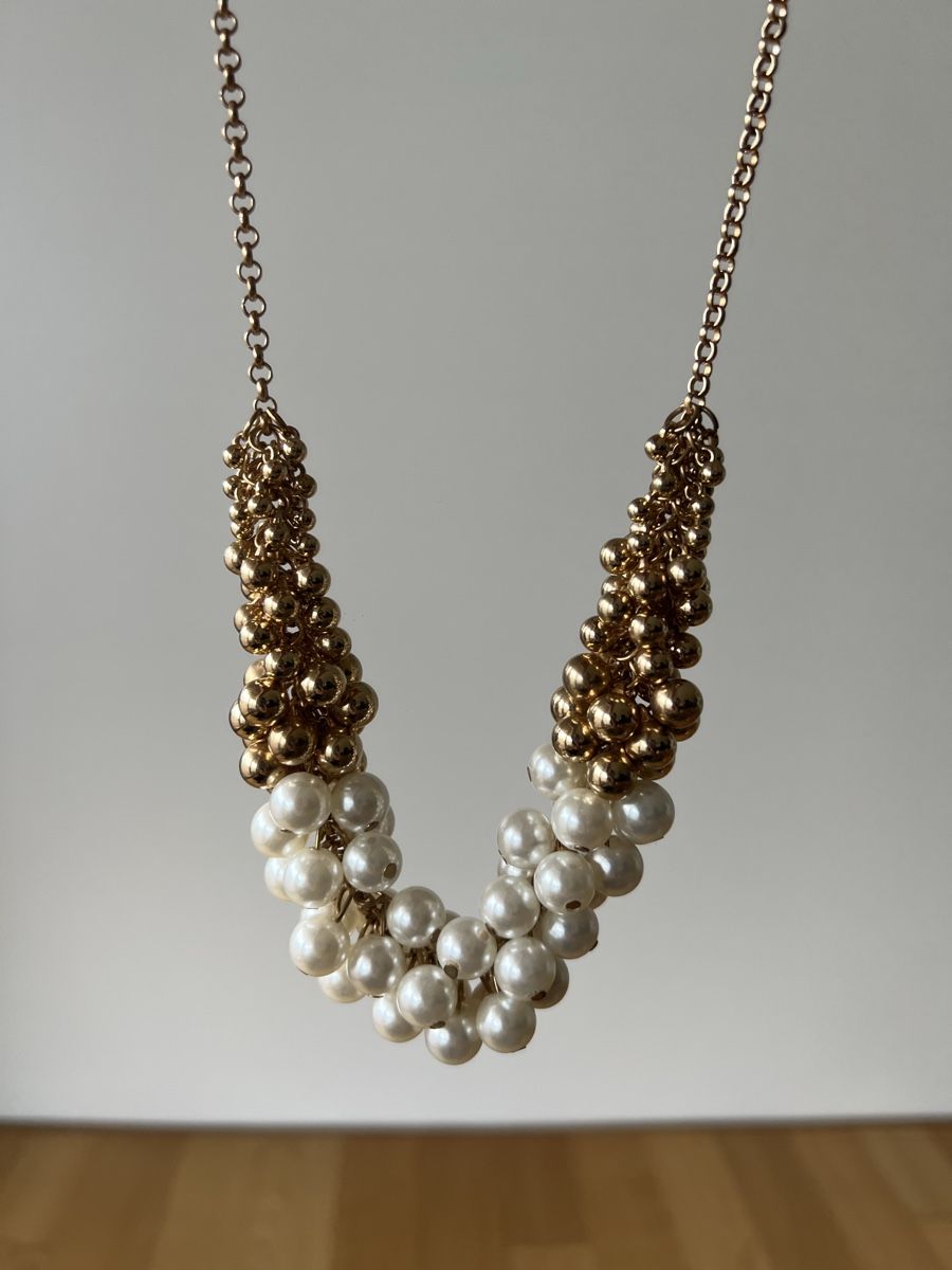 Catenine: Elegante Perlenkette Gold – Usato da St.Gallen venduto da Shopaholic5 1