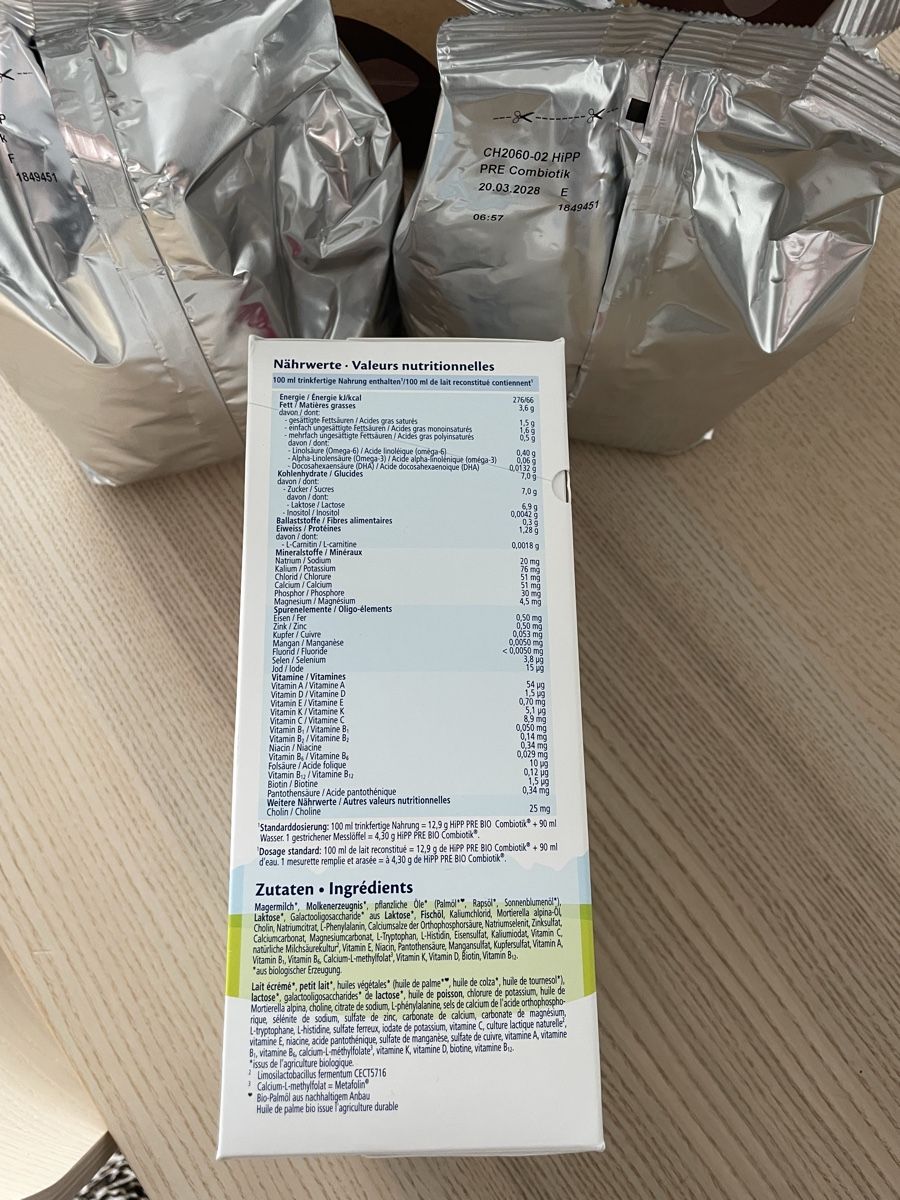 Coop Lebensmittel & Spezialitäten: Hipp PRE bio Combiotik NEU 3x600g – Neu (gemäss Beschreibung) aus Muttenz von bloggie 3
