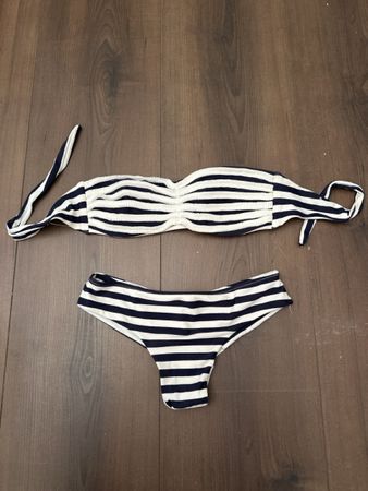 Bikini Trägerlos Gestreift Grösse S guter Zustand