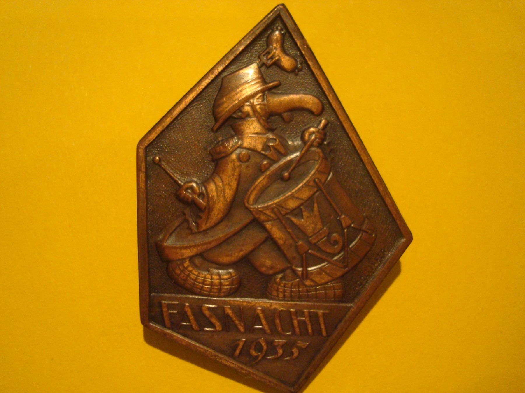 Placchette & Badge: Plakette Kupfer 1935 – Usato da Riehen venduto da Baerewaegli
