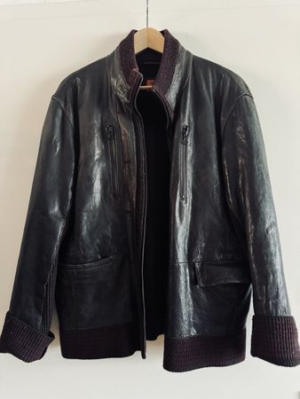 Hugo Boss Lederjacke