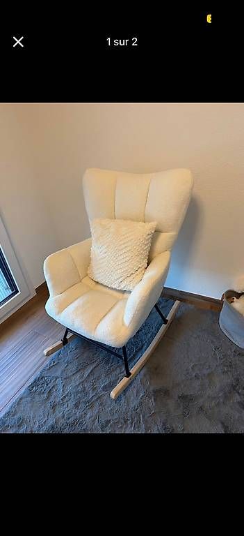Poltrone: Fauteuil à bascule couleur crème bon état – Usato da Domdidier venduto da gez_nq9l 1