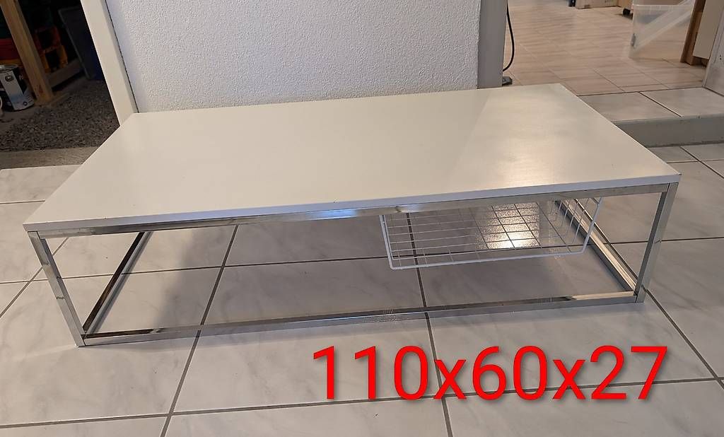 Tables: Salontisch weiss  – D'occasion à Wangs par key510