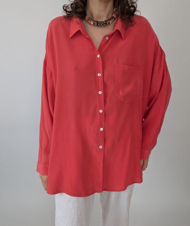 Deerberg Bluse Koralle Grösse XL/XXL ,