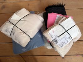 Stoffpaket Kunstfell und Sternenstoff neu