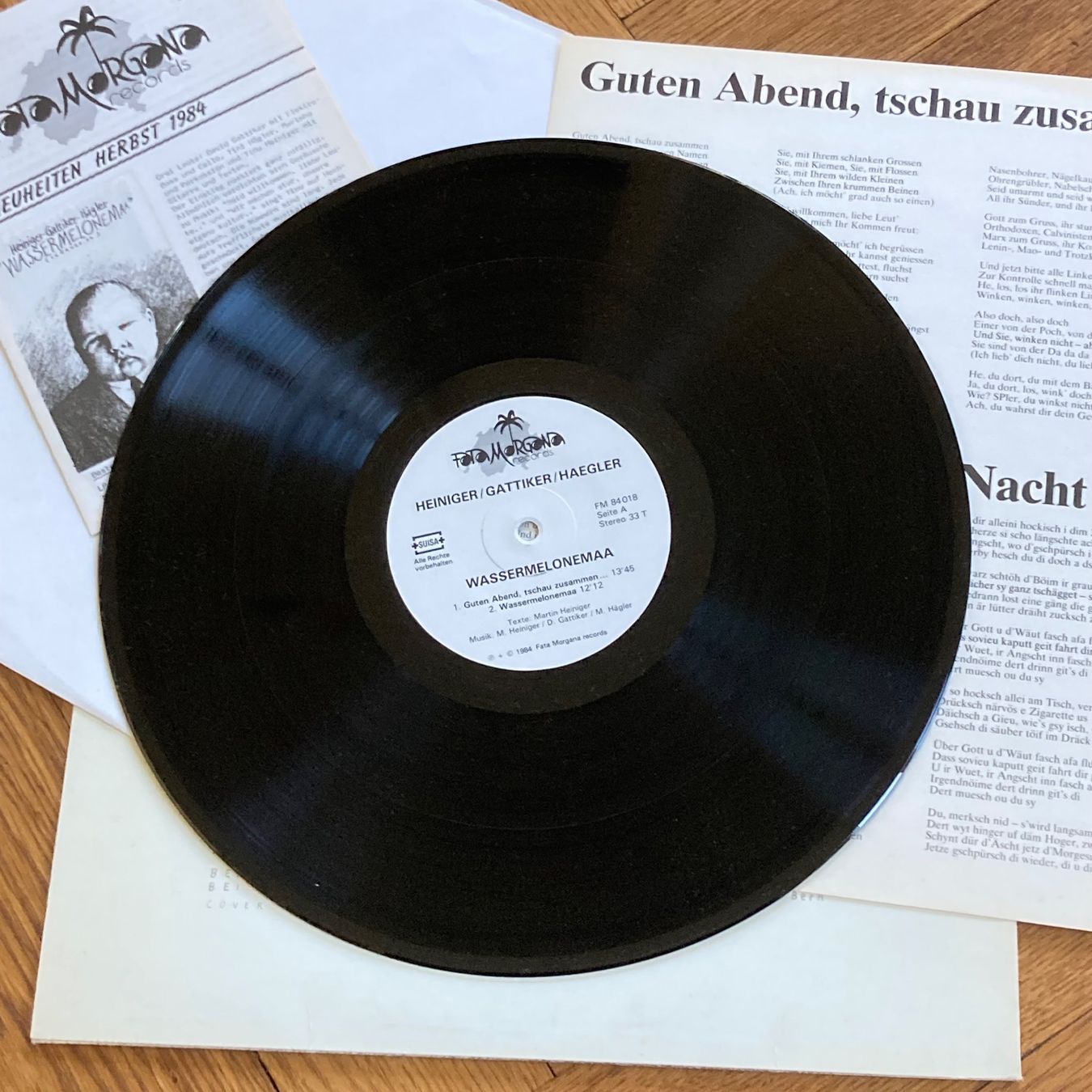 Dischi in vinile: Tinu Heiniger - Wassermelonemaa, LP – Usato da Bern venduto da Ntsamina 2