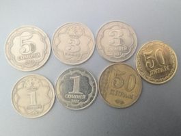 Tajikistan circulating coins