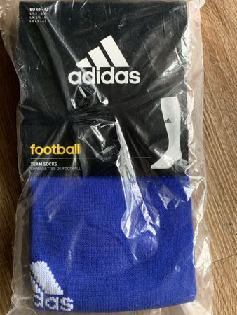 NEU Fussball Socken Adidas BLAU 40-42